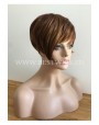Synthetic Machine-made wig short omber hair