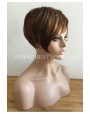 Synthetic Machine-made wig short omber hair