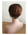 Synthetic Machine-made wig short omber hair