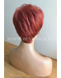 Synthetic Machine-made wig short Ruby hair