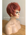 Synthetic Machine-made wig short Ruby hair