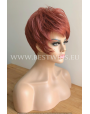 Synthetic Machine-made wig short Ruby hair