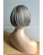 Synthetic Machine-made wig short ash mix hair