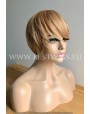 Synthetic Machine-made wig Honey Blond short hair