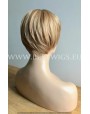 Synthetic Machine-made wig Honey Blond short hair