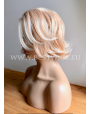 Synthetic lace front wig Wavy Pastel blond hair