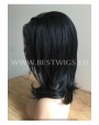 Synthetic laсe front wig Stright brown medium hair