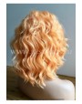 Synthetic lace front wig Wavy medium hair Baby Orange