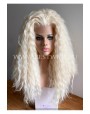 Synthetic lace front wig Curly blond long hair EXTRA VOLUME