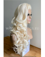 Synthetic lace front wig Stright blond long hair
