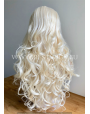 Synthetic lace front wig Stright blond long hair