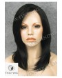 Synthetic laсe front wig Stright brown medium hair