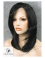 Synthetic laсe front wig Stright brown medium hair