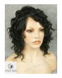 Synthetic lace front wig Wavy brown long hair