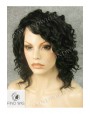 Synthetic lace front wig Wavy brown long hair