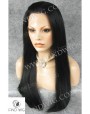 Synthetic lace front wig Stright brown long hair