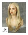 Synthetic lace front wig Stright blond long hair