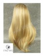 Synthetic lace front wig Stright blond long hair