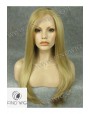 Synthetic lace front wig Stright blond long hair