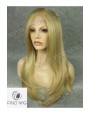 Synthetic lace front wig Stright blond long hair