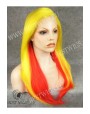 Synthetic lace front wig Stright mixed long hair / Fantasy collection