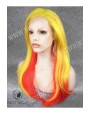 Synthetic lace front wig Stright mixed long hair / Fantasy collection