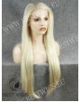 Synthetic lace front wig Stright blond super long hair