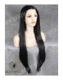 Synthetic lace front wig Stright brown super long hair