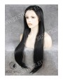 Synthetic lace front wig Stright brown super long hair