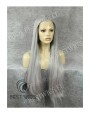 Synthetic lace front wig Stright blond Extra long hair