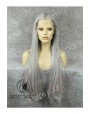 Synthetic lace front wig Stright blond Extra long hair
