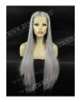 Synthetic lace front wig Stright blond Extra long hair