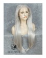 Synthetic lace front wig Stright blond Extra long hair