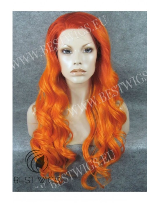 Synthetic lace front wig Wavy long hair / Fantasy collection